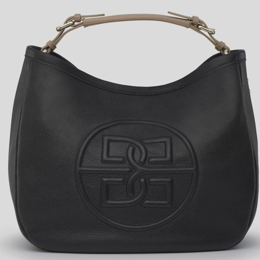 NWT Bolvaint Black Leather Shoulder Bag “The Rene Noir”